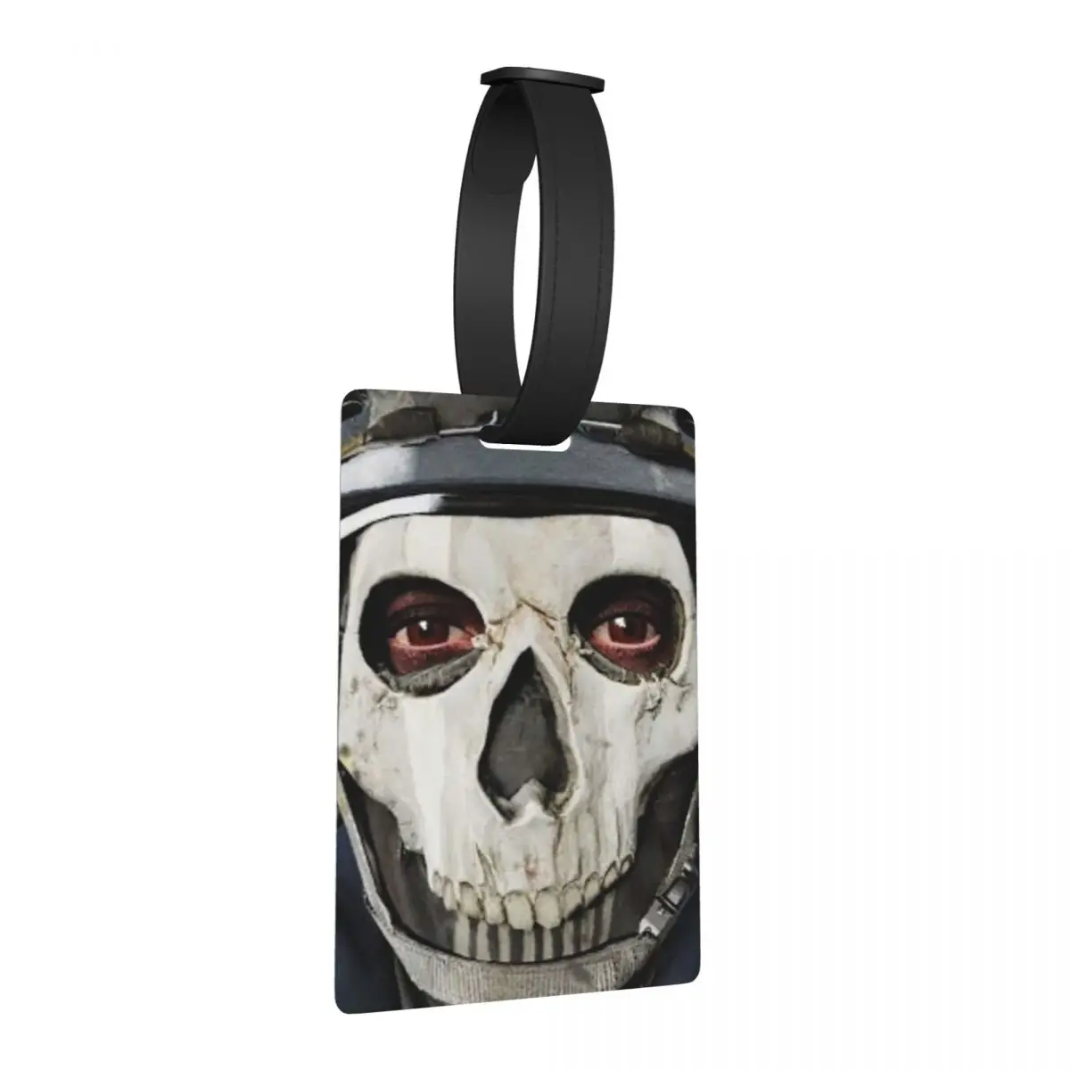 

Багажные бирки Silly Ghost Cod, аксессуары для чемодана, милый багаж, посадочная бирка, держатель этикетки, идентификационное имя, адрес