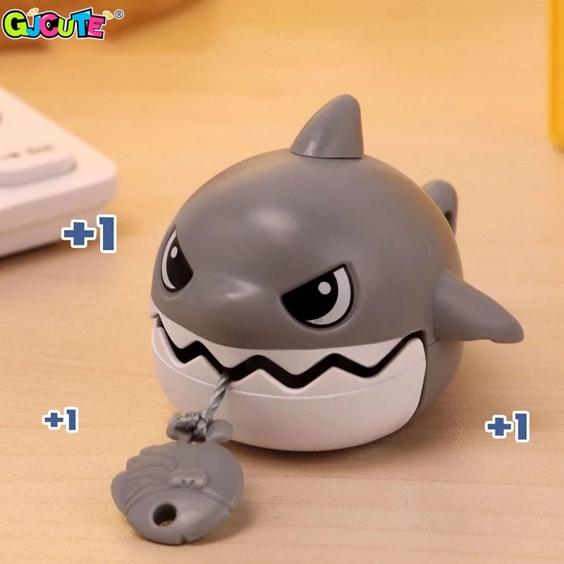 

1Pcs Thread Biting Shark Pull String Pendant Cartoon Keychain Creative Fun Kid Toy Car Bag Key Ring Decor Party Toy