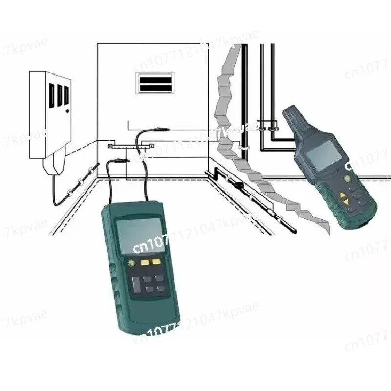 6818 Professional Cable Tester 12-400V AC/DC Metal Pipe Locator Wall Underground Inspect Interruption Short Circuit Detection