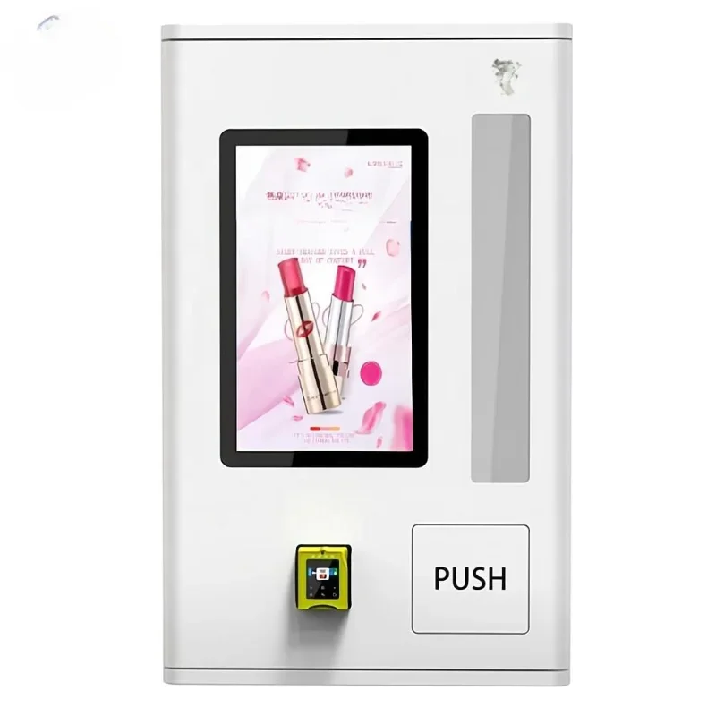 

Commodity Smallware Condom Mini Smart Self-service Vending Machine China SDK Support Connecting WIFI, 4G 350 Cd/m2