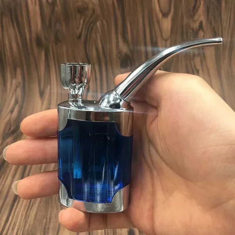 Complete set Cleanable Acrylic Smoking Pipe Fashion Microfilter Tobacco Pipe Circulation Reduce Tar Smoke filter Cigarette Tool view 3