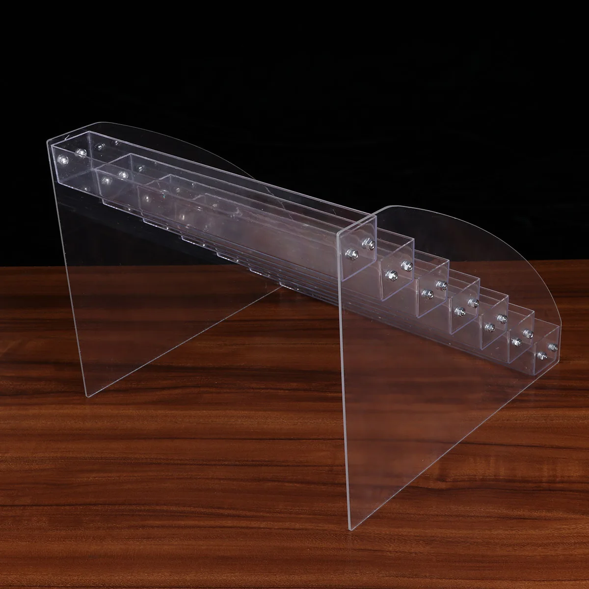 7-lagiges Nagellack-Aufbewahrungsregal, transparenter Acryl-Organizer, Ausstellungsregal, Beauty-Organizer für Badezimmer-Waschtisch