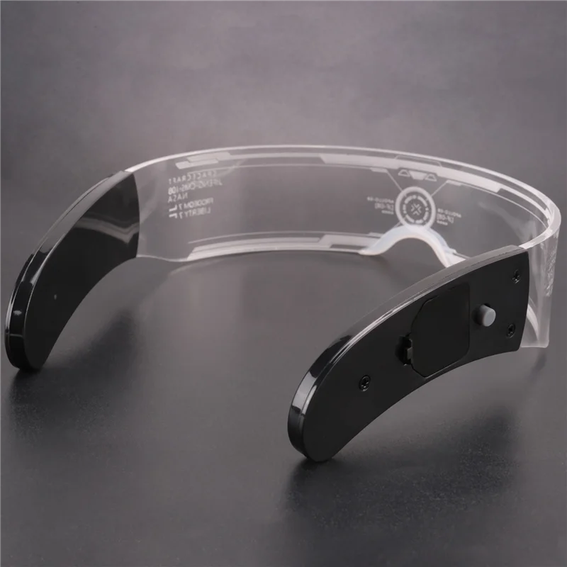 F-3C 1 مجموعة ملونة مضيئة LED نظارات نظارات ملونة بار KTV حفلة عيد الميلاد هالوين الديكور نظارات عطلة الدعائم