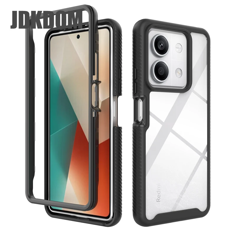 

JDKDOM Shockproof Armor Phone Case For Redmi Note 13 12 11 Pro Plus 4G 11T 11S Cover For Xiaomi Poco X5 X4 X3 NFC M4 Pro 5G