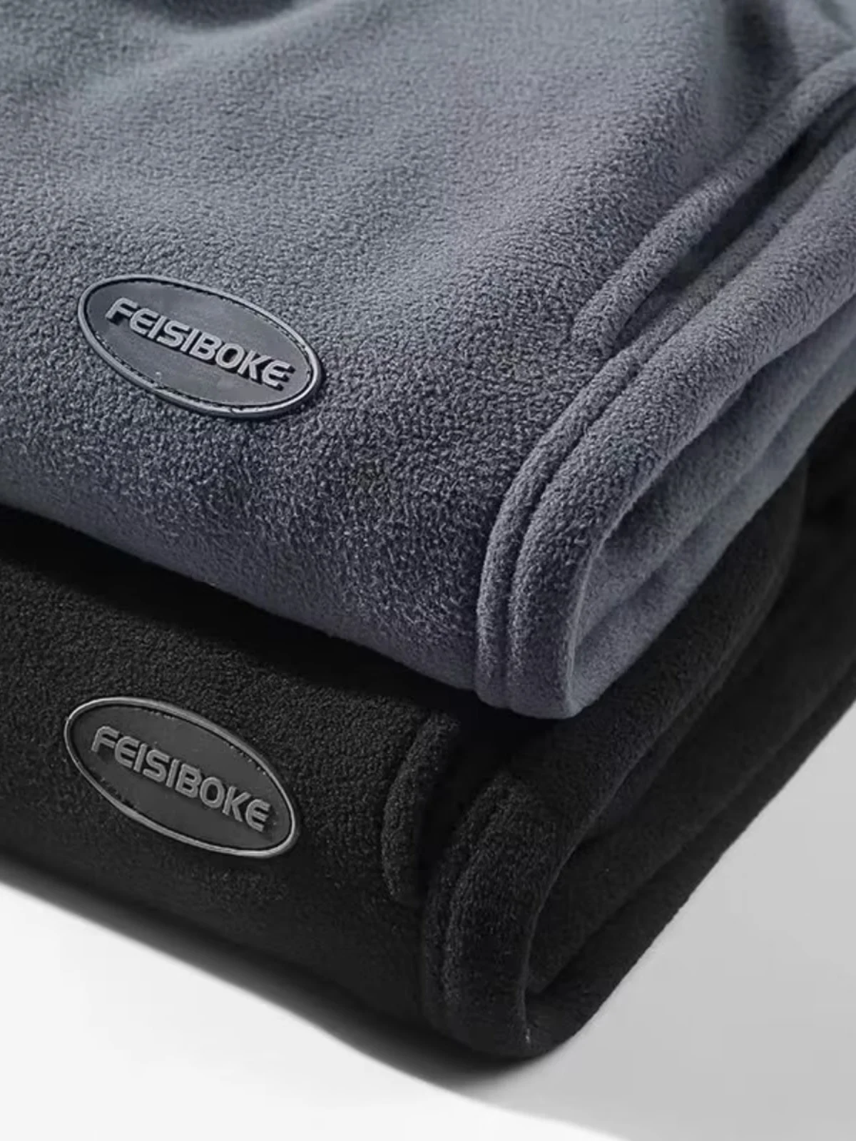 

Мужские спортивные штаны с подкладкой Fce, теплые спортивные брюки, осень-зима, прямые штаны, антихолодные молодежные модные Thiened Lo...