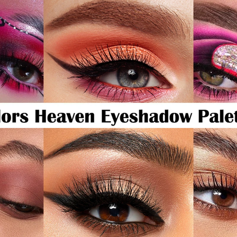 クリスマス 65 色アイシャドウプレートシマーマットスパンコールアイシャドウカラフルなステージボール専用ネオンアイシャドウパレットメイクアップ