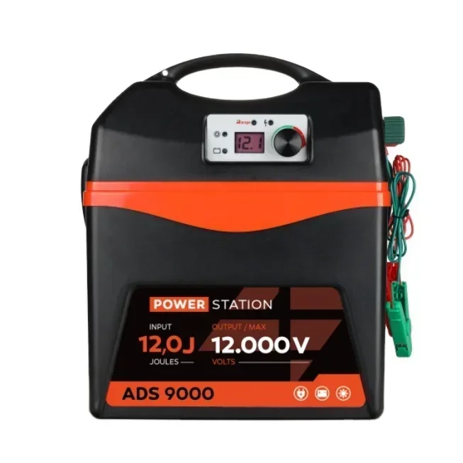 Solar Power Electric Fence Energizer Farm High Voltage Elephant Security  Cattle Solar Powered Electric Fence Energizer