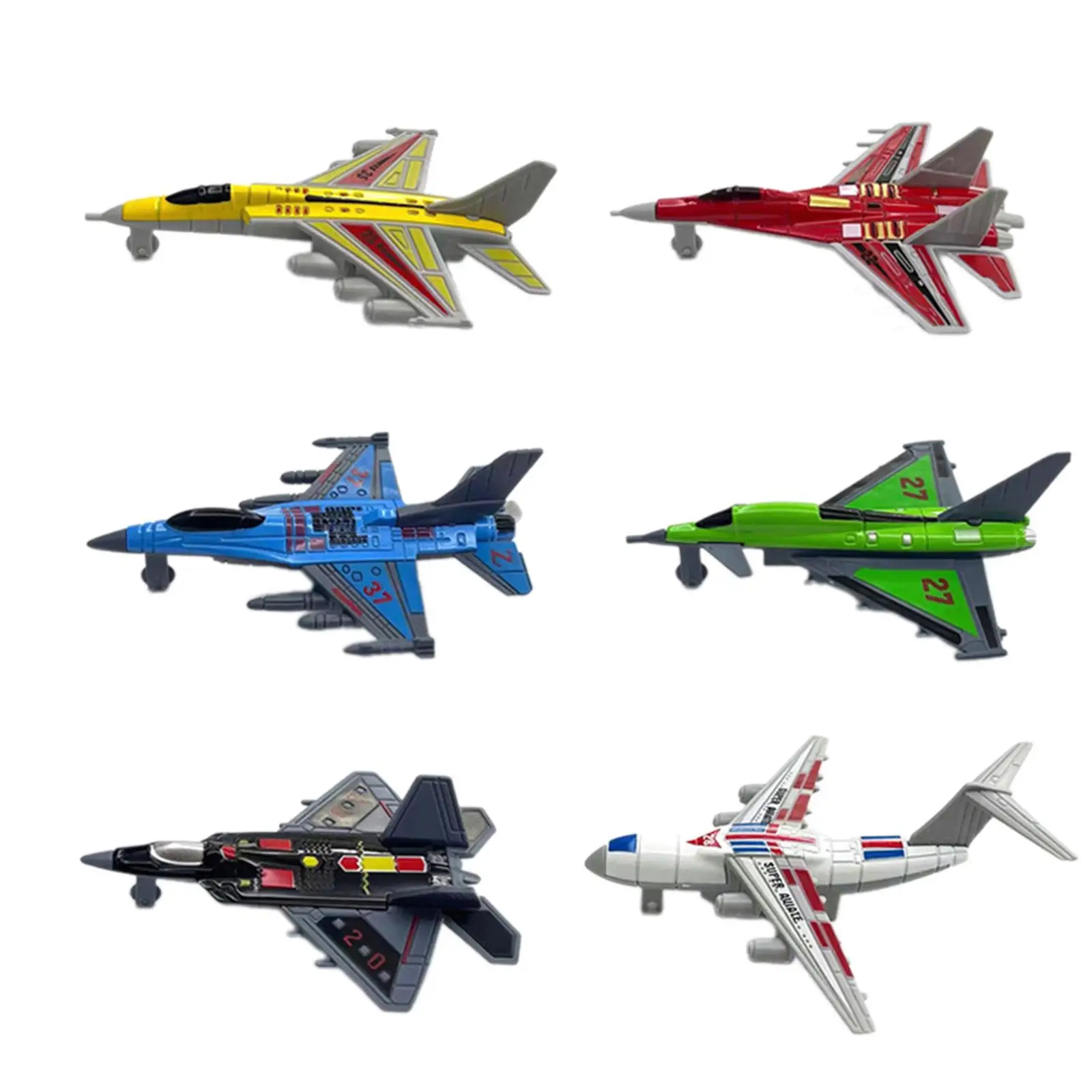 Alloy Metal Models Aircraft 1:64 1 Set for Office Collectibles Kids Adults