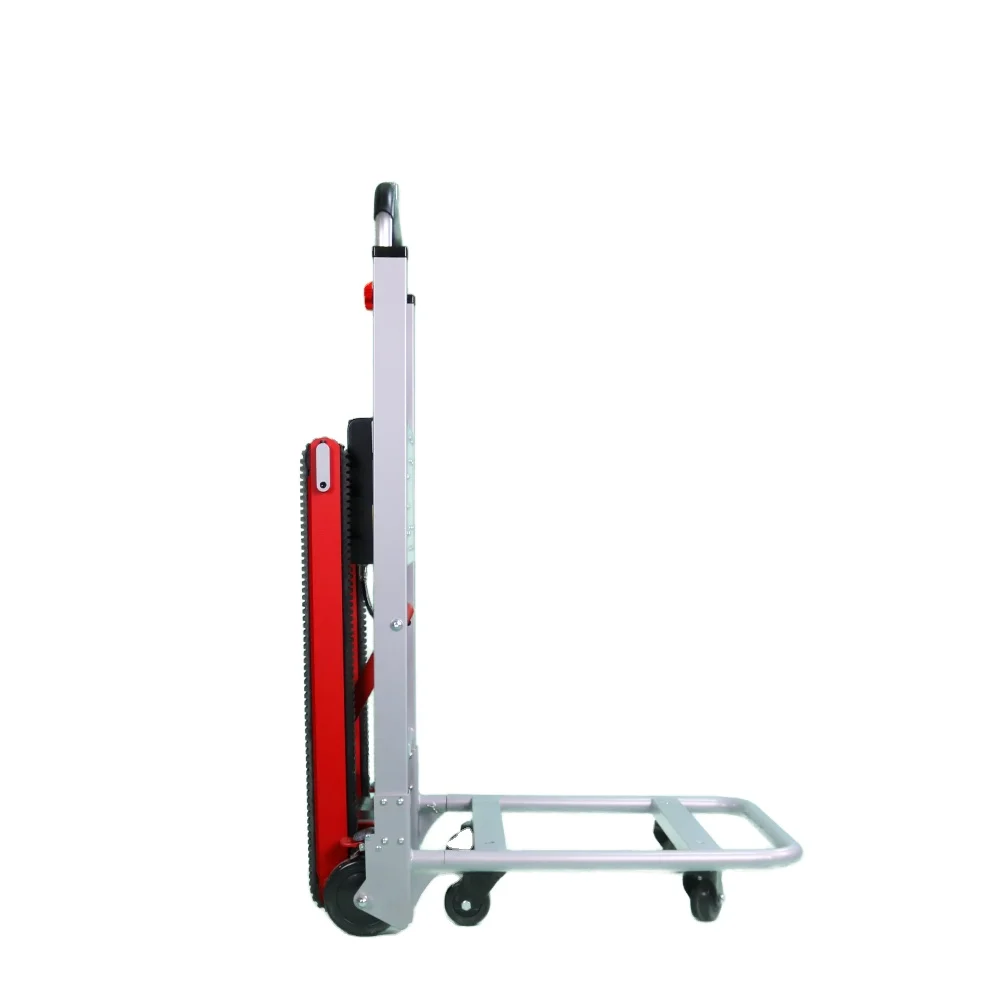 

Electric Folding Aluminum Climbing Transportation Mobility Platform Crawler Stair Lift Climber Battery Aluminum Trolley Platform
