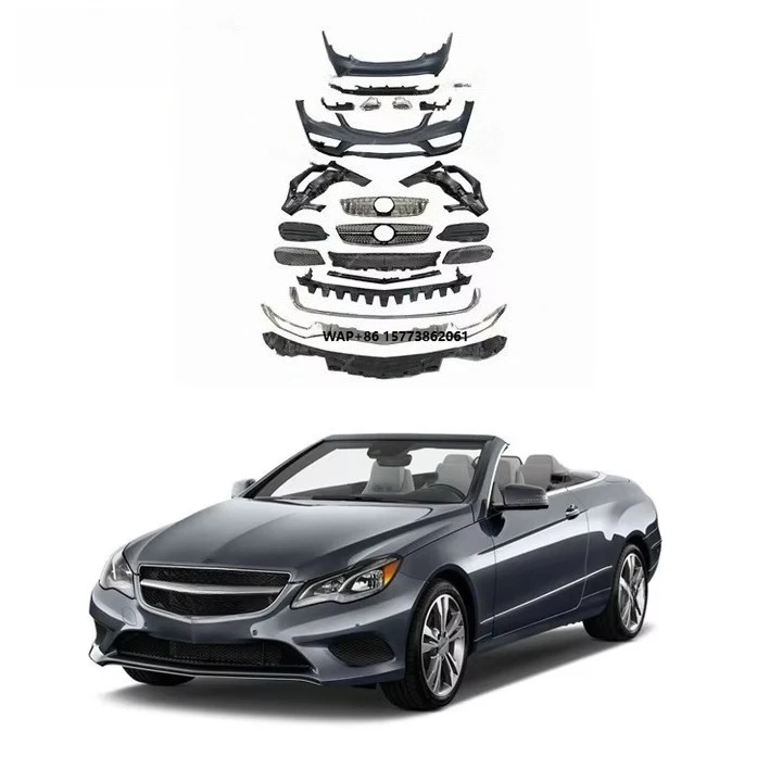 Old to New Conversion Kit for Benz E-Class Coupe W207 2009-2013 PP Car Auto Parts Front Rear Bumper