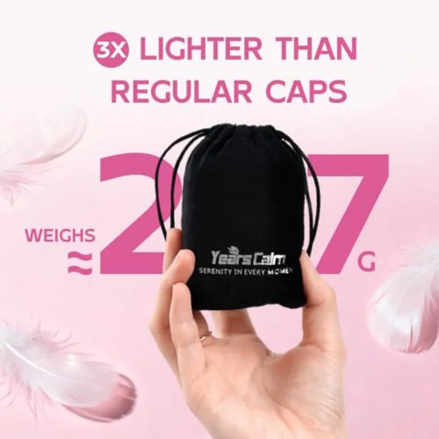Shower Cap for Women Waterproof Reusable 27g Ultra Lightweight Double-Layer Shower Bonnet, Secure Fit for Long, Curly Hair, Tra