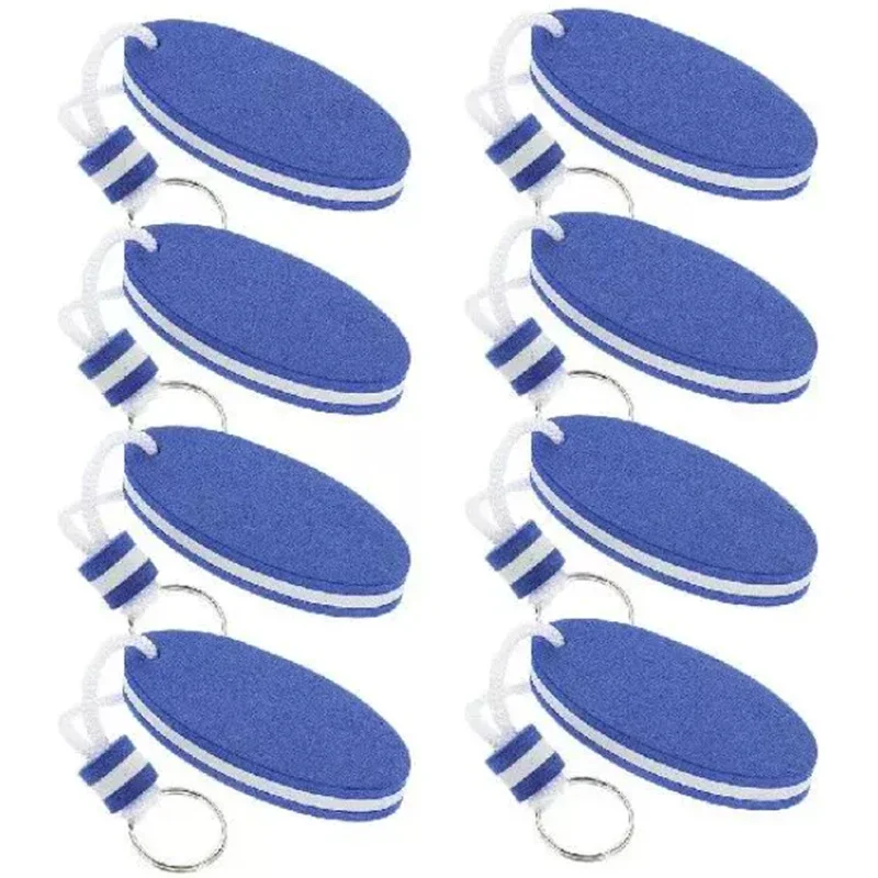 Water Floating Key Chain Sports Key Pendant Surfboard Model Dazzling Color Waterproof and Anti-lost Keychain EVA Material 1-6PCS