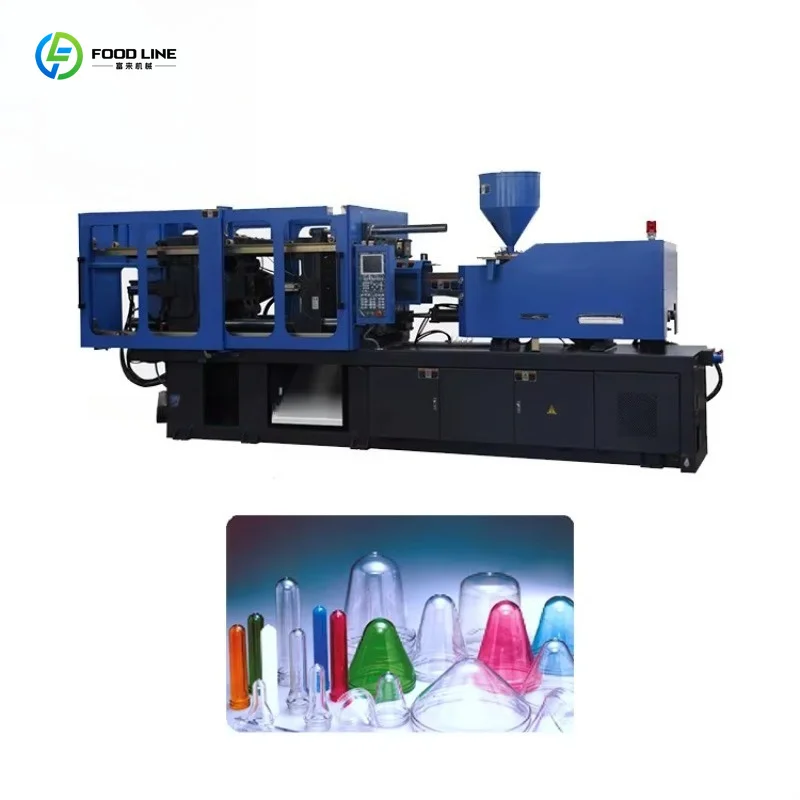 Customized 280T Horizontal Hydraulic Injection Molding Machine High Precision Adapt PET ABS PC Plastic Toy And Box