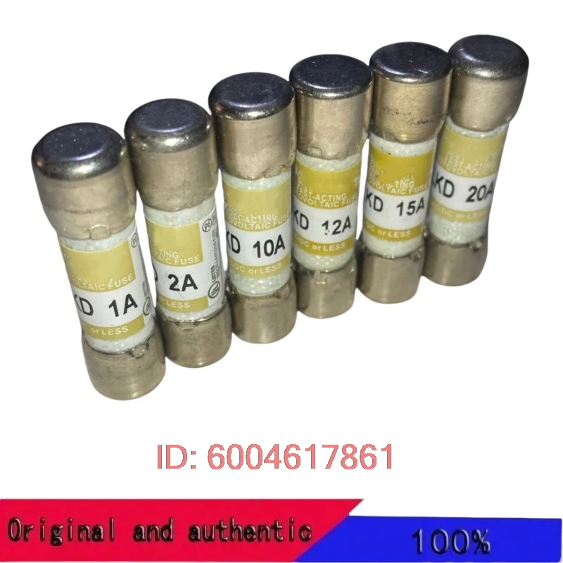 5 PÇS/LOTE KLKD 600V FUSÍVEL Littelfuse 1A 2A 5A 6A 7A 8A 10A 12A 15A 20A 25A KLKD1A KLKD2AKLKD3A 10X38MM
