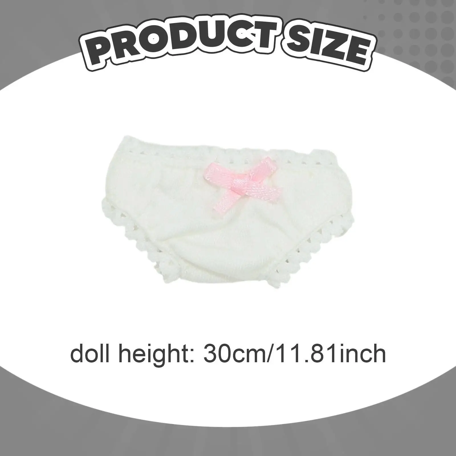 Figure Underwear Fabric Miniature Clothing for 1/6 Female Dolls Dress Up 12 Inch Action Figures Accessories