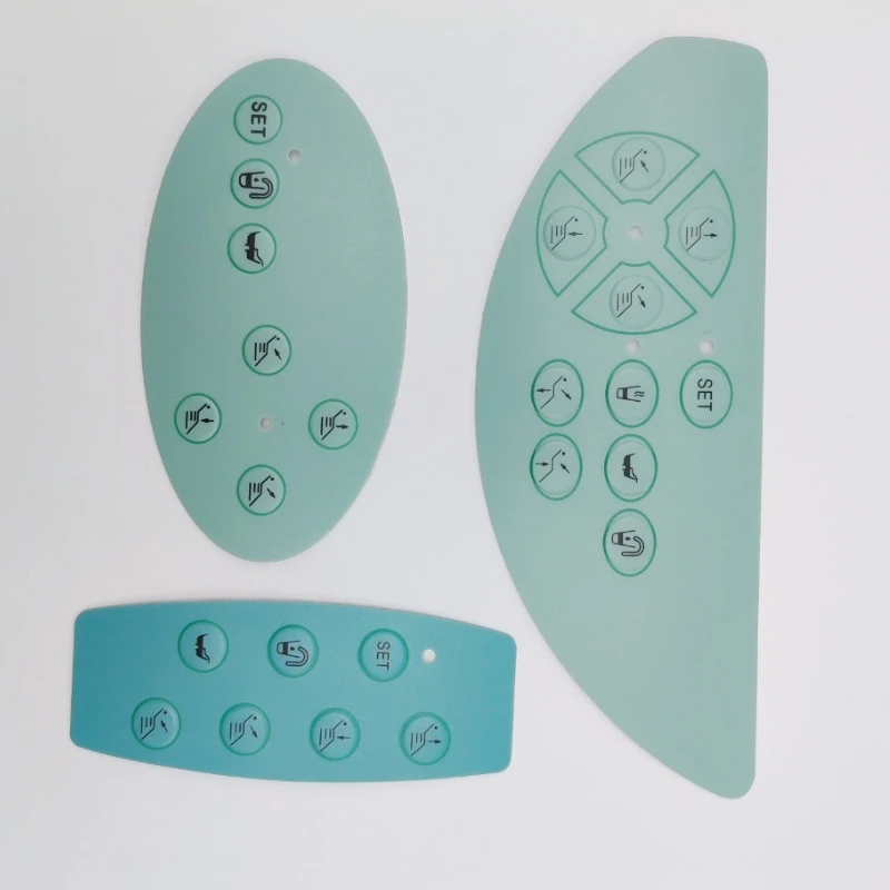 Dental Chair Main Control Button Film Control Panel Stickers PVC Self-adhesive Label Dental Accessories