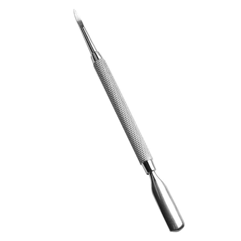 

Лопатка-пушер для кутикулы из нержавеющей стали, эргономичный инструмент для удаления кутикулы, для УФ-геля, акрила, маникюра, педикюра, профессиональный