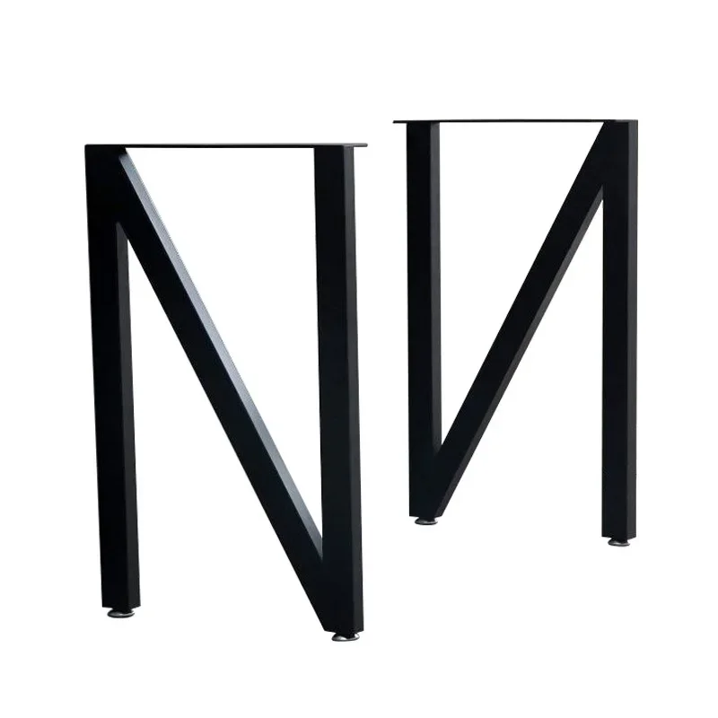 Large plate shelf, wrought iron metal table leg bracket, hardware conference table foot, office bench, dining table support colu