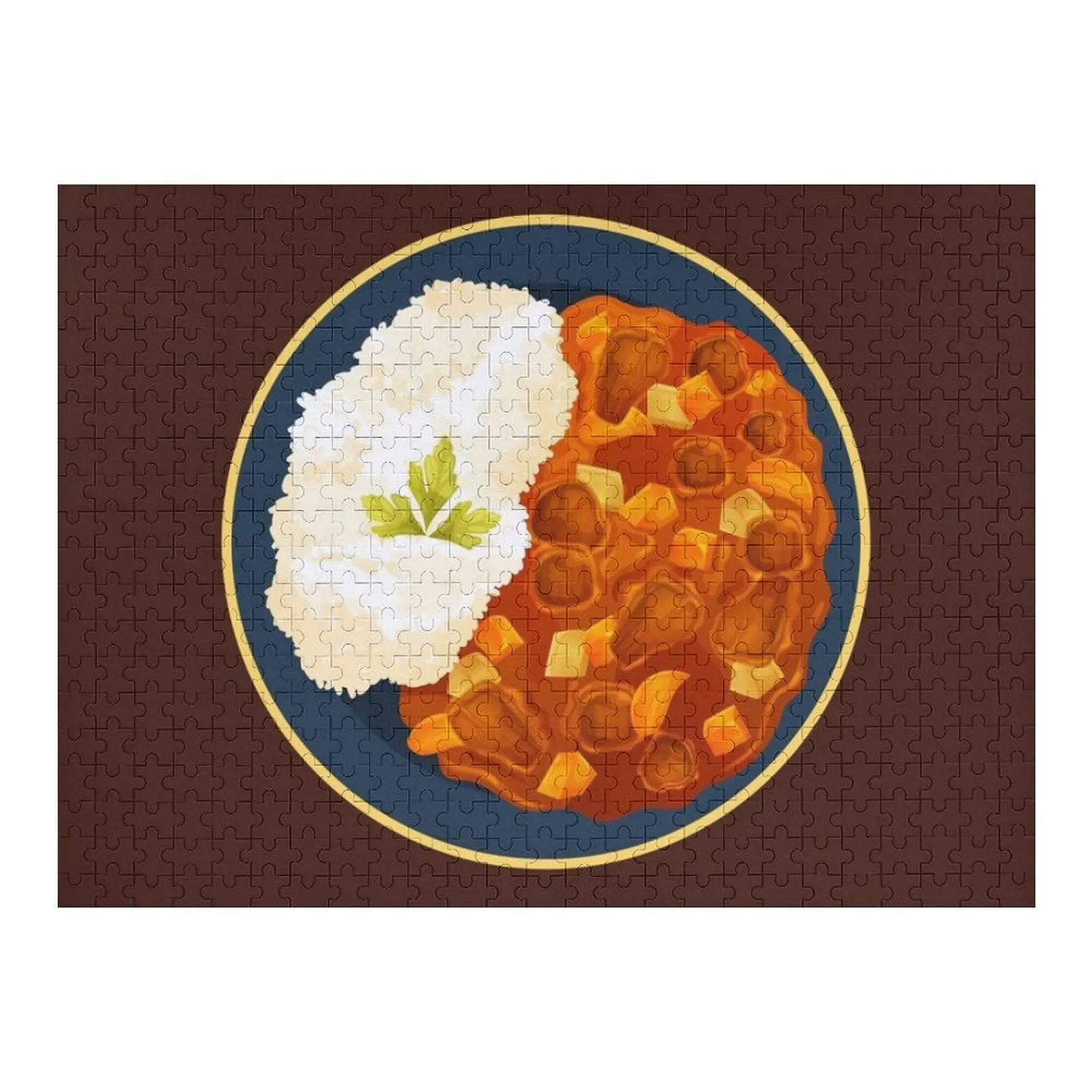 

Japanese Curry Rice Jigsaw Puzzle Christmas Toys Christmas Gifts Personalized Wooden Name Puzzle