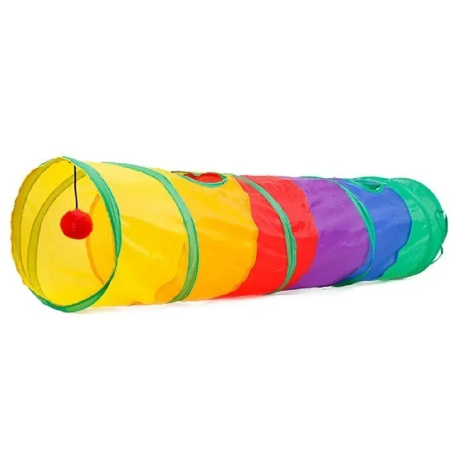 

Cat Tunnel Tube Foldable Cat Toys Kitty Training Interactive Fun Toy Tunnel Bored Puppy Kitten Pet Supplies Cat Accessories Toy