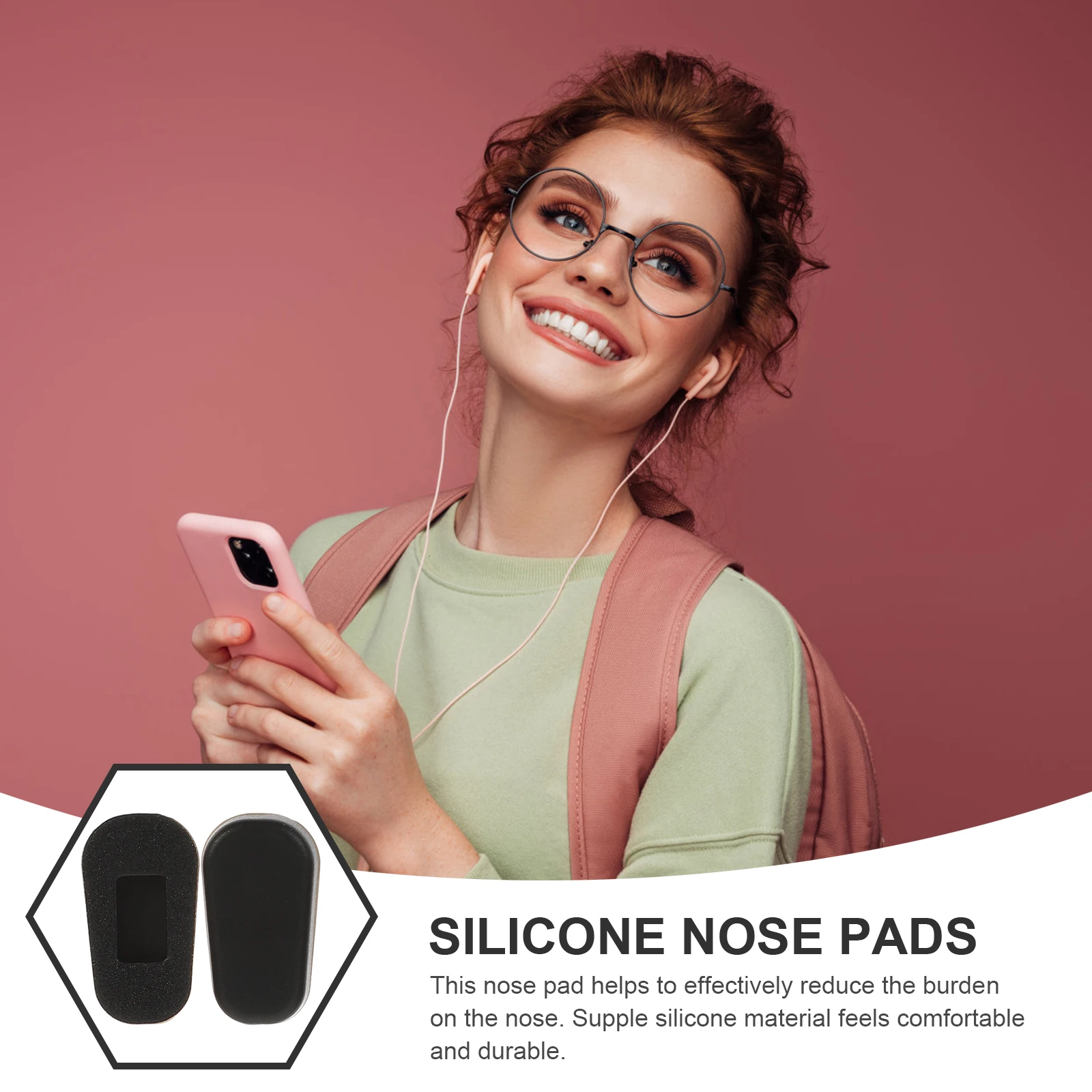 12 Paar bequeme Silikon-Nasenpads für Brillen, rutschfeste Brillen-Ersatzpads, geschmeidige Passform für alle optischen Rahmen