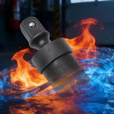 1/2 Inch Drive Universal Joint Socket Adapter 360° Swivel Steel Ball Impact Socket for Electric Wrench Efficiency Enhancement To
