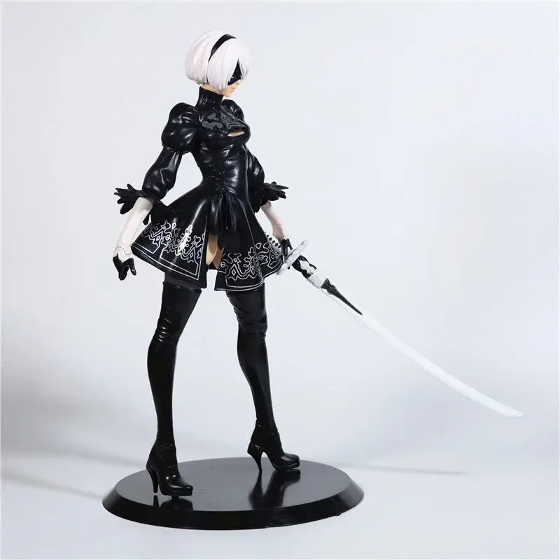 28 سنتيمتر NieR Automata YoRHa أنيمي الشكل رقم 2 نوع B 2B وآلة Lifeform البلاستيكية ألعاب شخصيات الحركة جمع نموذج الهدايا