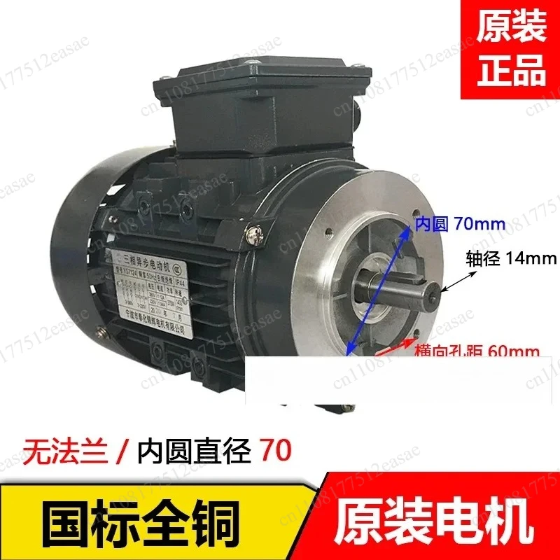 Molybdenum Wire Tube Motor, 380V YS7124 Three-phase Asynchronous Wire Feeding Tube Motor