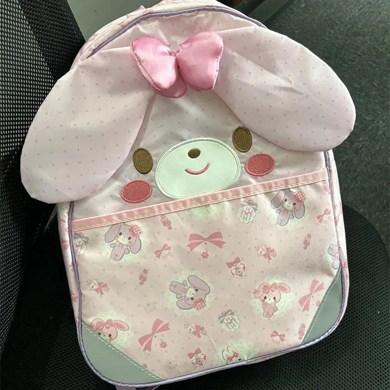 New Kawaii Cute Sanrio Bonbonribbon Backpack Sweet Lovely Student Schoolbag Large Capacity Storage Bag Children\'s Birthday Gifts