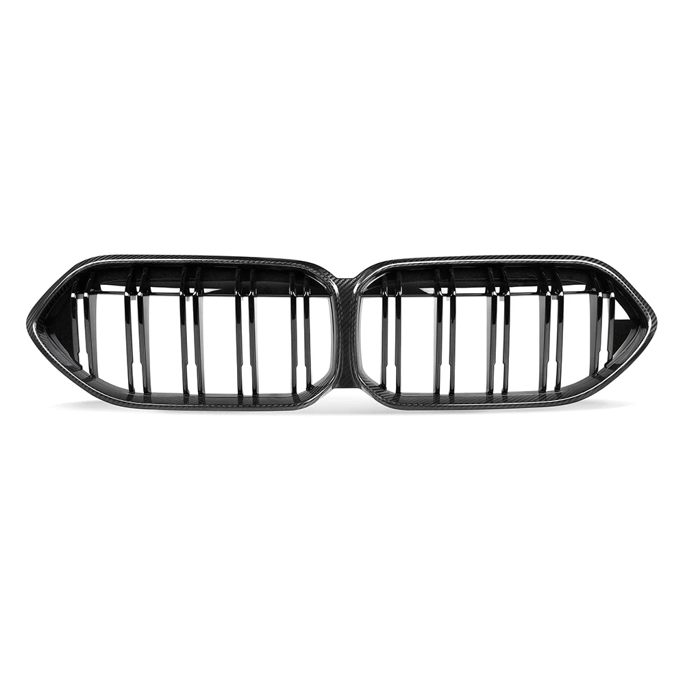 

Dry Carbon Fiber Front Bumper Grille Double Slat Kidney M Style for 20-23 BMW 2 Series F44 Gran Coupe 220i 228i M235i Direct Fit