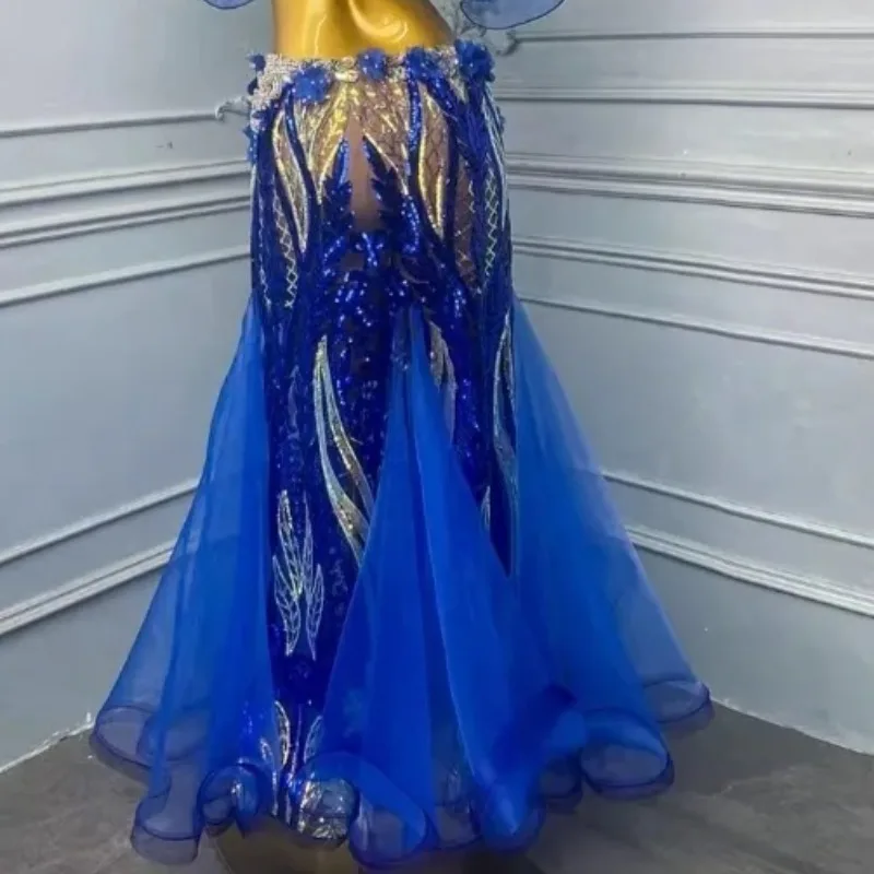 

Customized Belly Dance Costumes Performance Dress Female 2025 New Set Oriental Dancewear Practice Clothing Belly Dancer Skirt