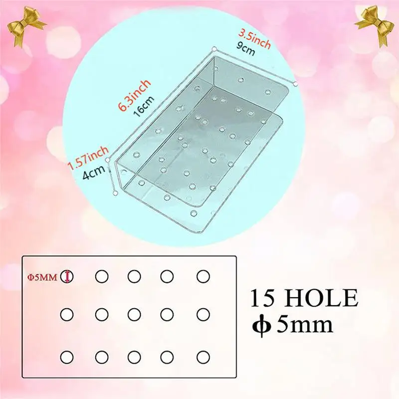 Picture 5: 12/15/20Holes Cake Pop Lollipop Stand with Shelf DIY Baking Tools Display Bakeware Cake Kitchen Gadgets Holder DIY Lollipop Mold