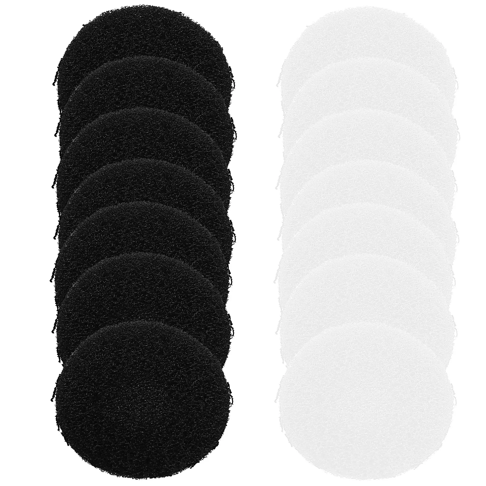 

100pcs 18mm Sponge Earphone Covers Replacement Tips Black White Universal Fit Comfortable Lightweight Long Lasting
