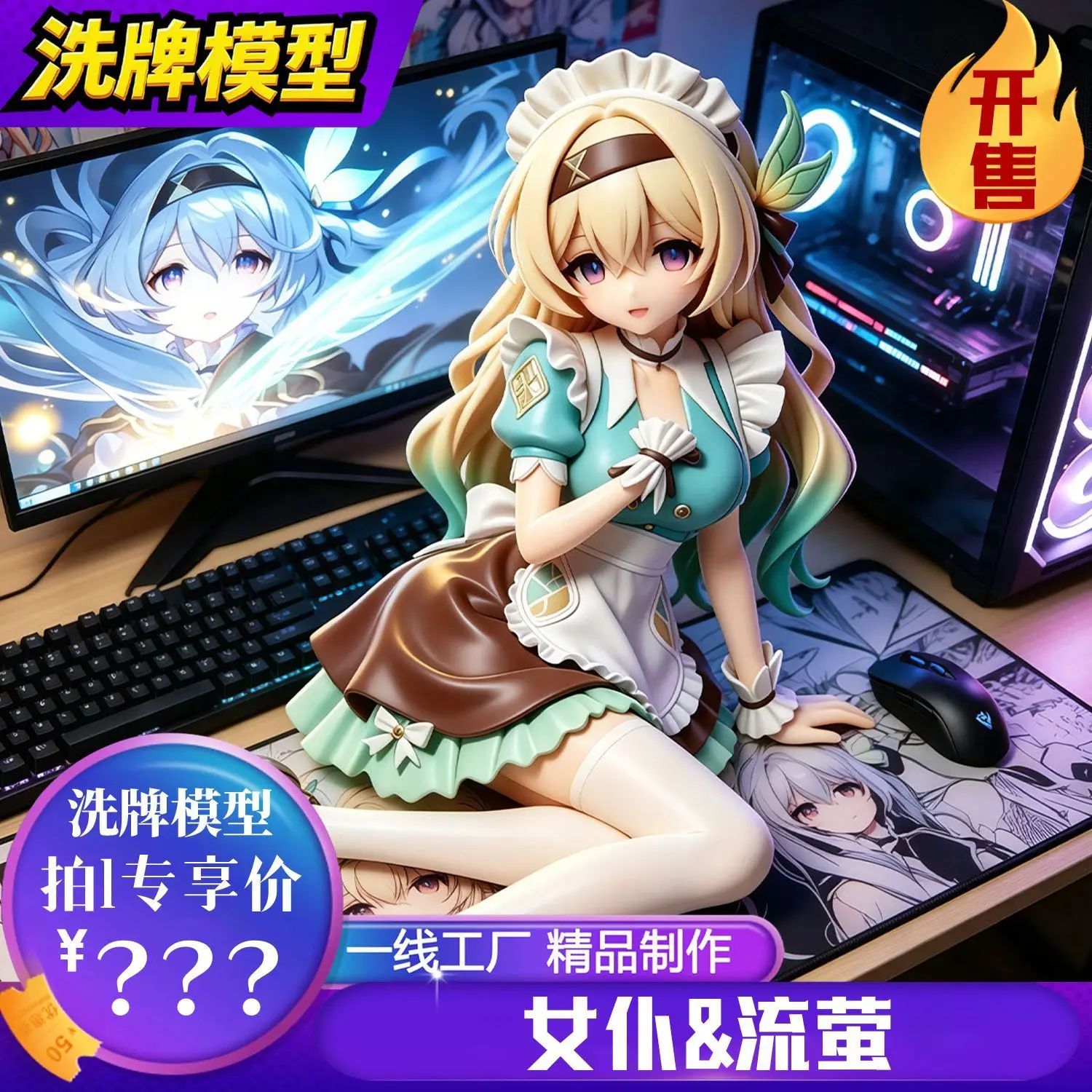 figura-de-anime-honkai-star-rail-firefly-modelo-de-figura-fofa-versao-q-acessorios-de-mesa-em-pvc-brinquedos-de-colecao-para-presente