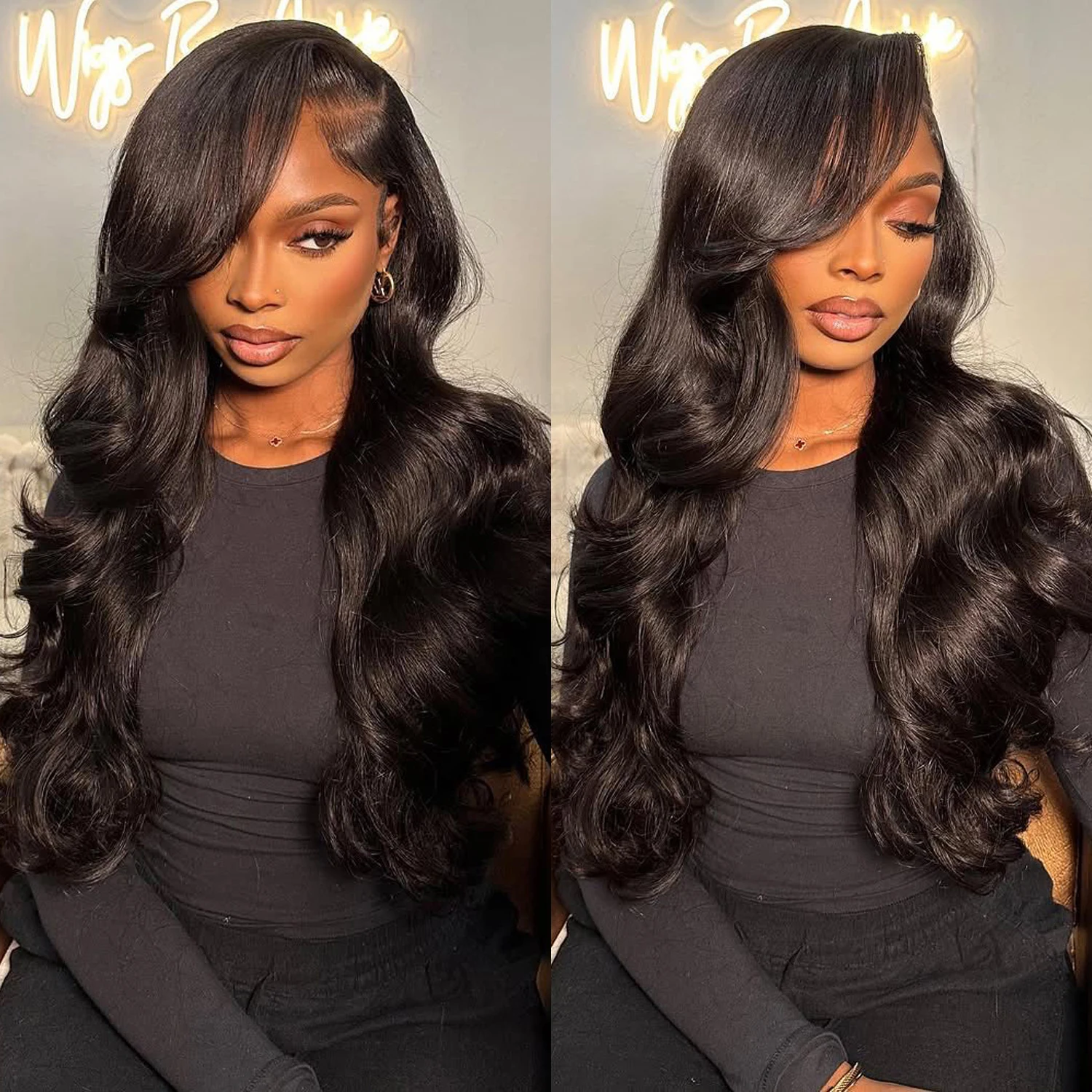 

32 34-дюймовые 13x4 парики спереди, человеческие волосы, предварительно выщипанные, 200% плотность, объемная волна, HD, прозрачные кружевные фронтальные парики для женщин