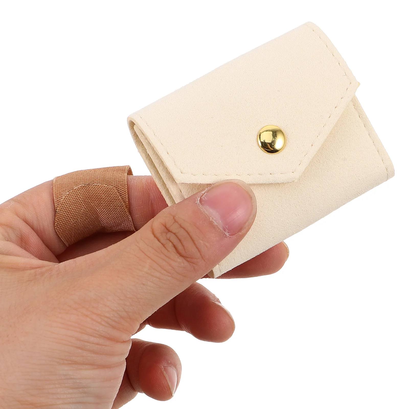 

Foldable Mini Jewelry Organizer Case Portable Travel Jewelry Storage Bag Pouch for Necklaces Earrings Rings Ring Pouches