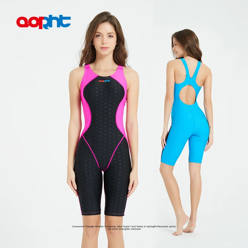 Women One Piece Professional SharkSkin WaterProof Competitive SwimSuit Female Quick-Drying Racing Beach Swim Trunks Bathing Wear