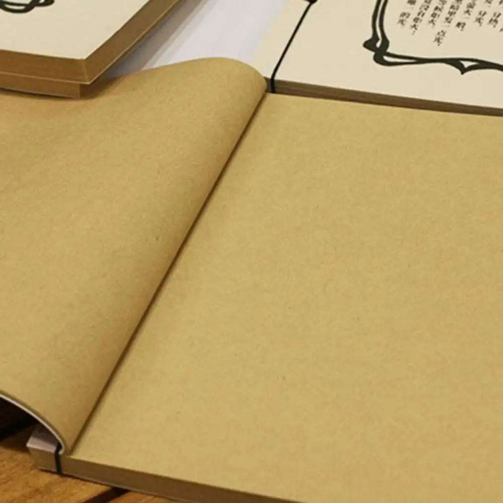 Flower Student Diary Notepad Bamboo Chrysanthemum Chinese Style Line Notepad 80Sheets Stationery Blank Page Notebook