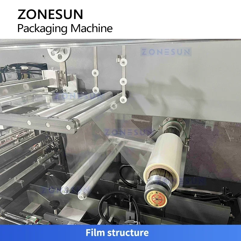 Zonesun ZS-FPM1 Máquina automática de embalagem de celofane Caixa de embalagem de livros