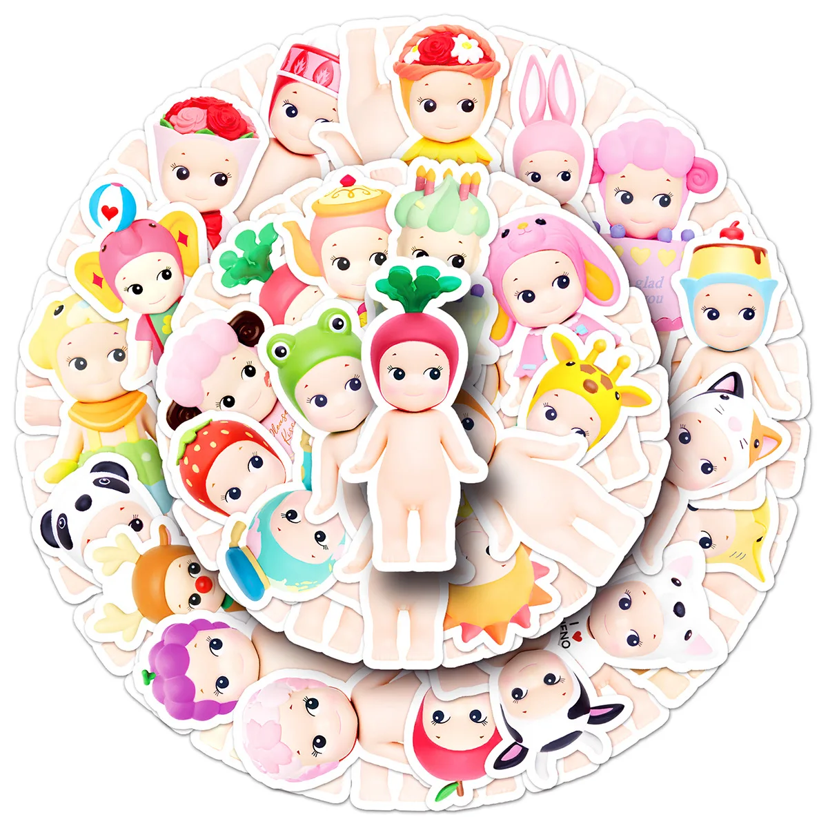 

10/30/50PCS Sonny Angel Stickers Kids Toys Decals Cute Cartoon Decoration Fridge Luggage Laptop Phone Guitar Car Bike Skateboard