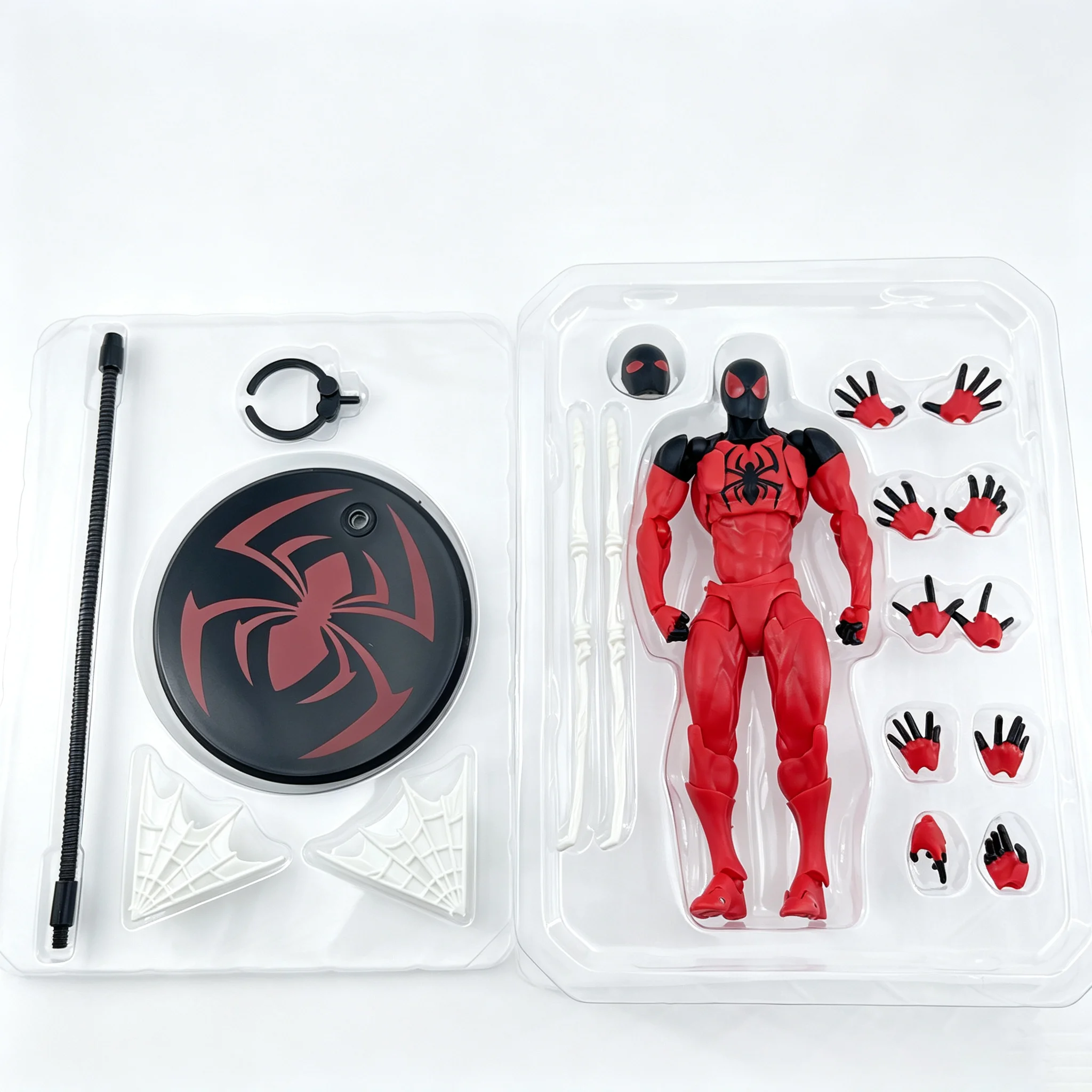 Spider Man Symbiote Venom  Black Suit Neighbor Scarlet  Anime Action Figure Collectible Model Toy Kids Adult Gift - view 2