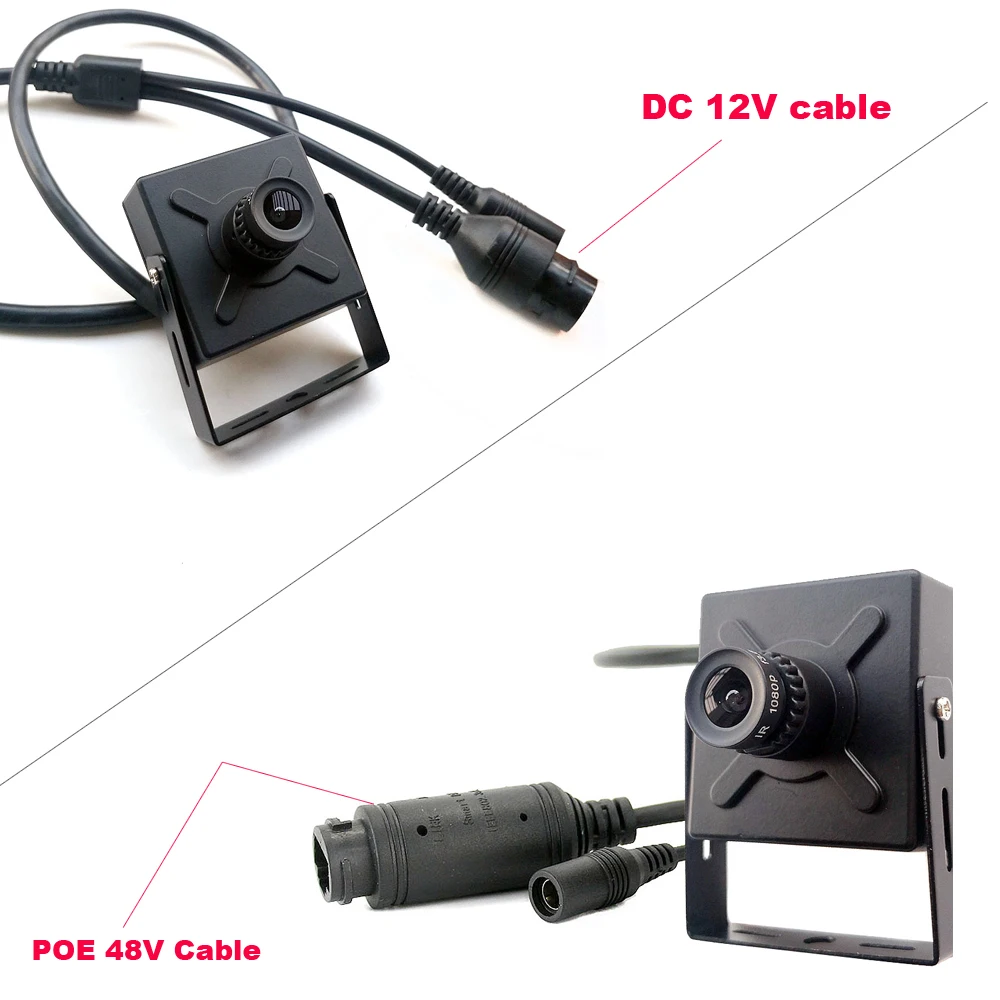 SMTKEY 4K 8MP / 4MP 5MP Metal Box H.265 Motion Detect Audio mic POE or 12V IP Camera IP network Camera