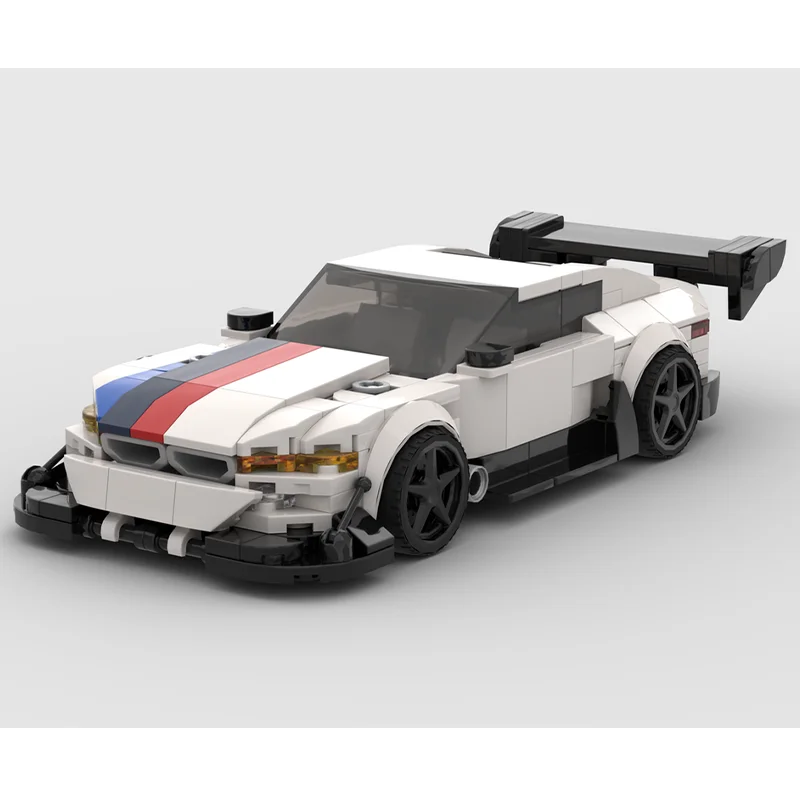 321PCS New MOC  City Highway 2025 M8 Custom Edition Sports Car Modular Children's Educational Building Blocks Gi