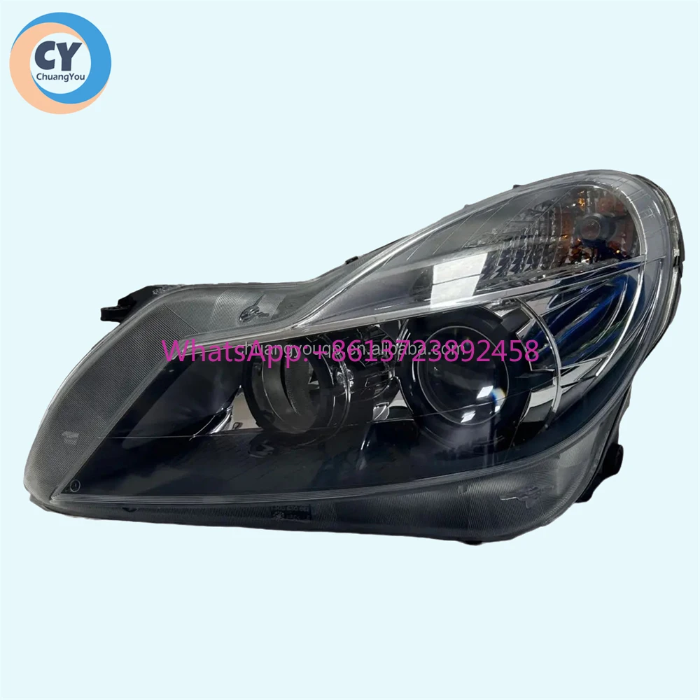 

For Mercedes-benz SL Class R230 Original Headlight Lens 2008 2009 2010 2011 2012 SL350 SL300 SL500 AMG SL63 Dark Color Headlamp