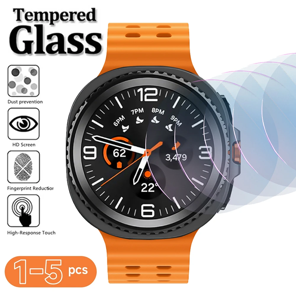 واقي شاشة لساعة سامسونج جالاكسي 8 40 مللي متر 44 مللي متر 8 كلاسيكي 46 مللي متر واقي طبقة رقيقة واقية من الزجاج المقسى لساعة جالاكسي 8