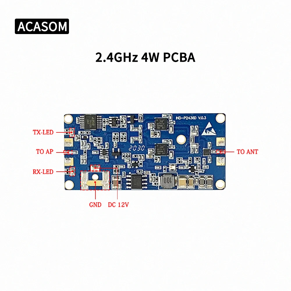 Imagem -06 - Roteador sem Fio com Wi-fi Power Range Signal Booster Módulo de Banda Larga 2.4g 4w 2.4ghz Zigbee