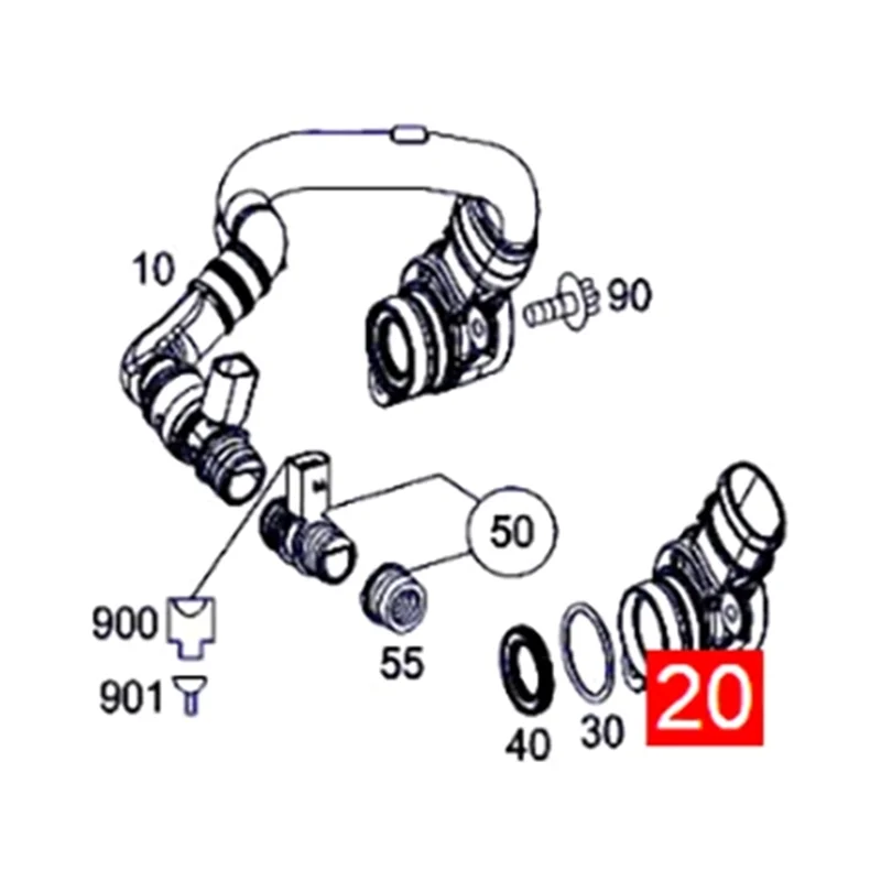 6420100131 OM642 3L CDI محرك الديزل غطاء التنفس لمرسيدس بنز W204 W251 W166 W203 W212 W222 W164 A6420100131 أجزاء-M53