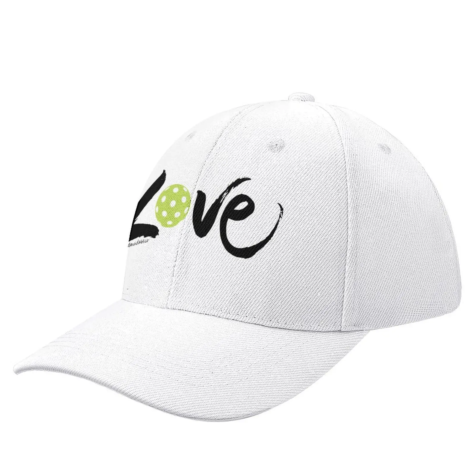 Pickleball Love (black) Baseball Cap Sunscreen foam party Hat |-F-| Big Size Hat For Man Women's