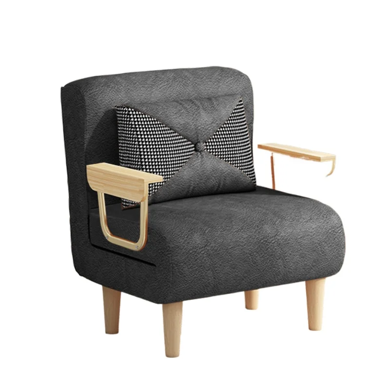 3 technology cloth sofa bed foldable single double simple, small apartment dual-purpose folding bed living room