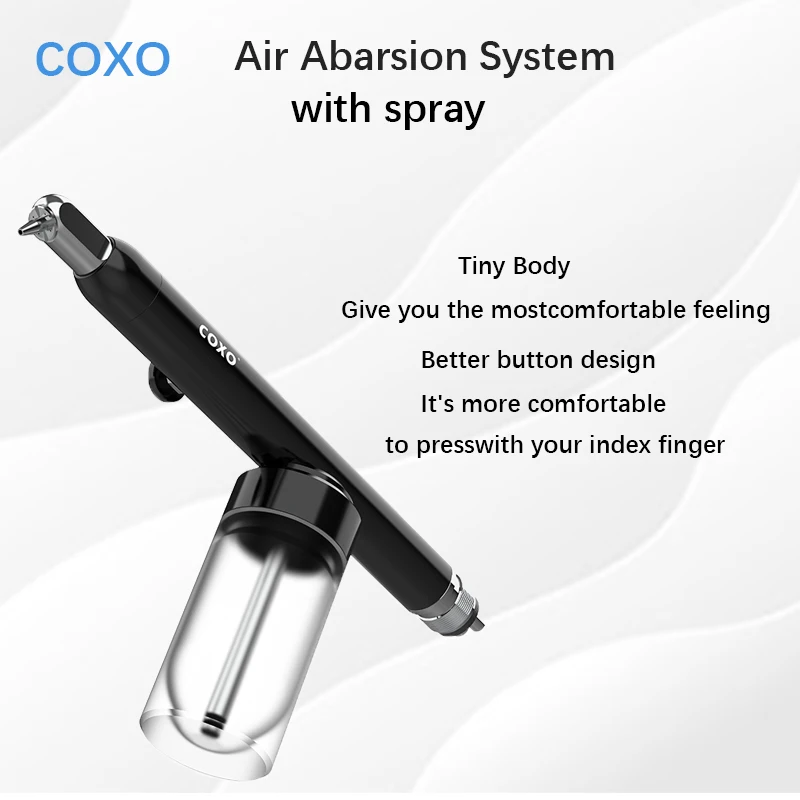 COXO CA-1 Dental Aluminum Oxide Microblaster Air Polisher Abrasive Sandblasting Handpiece Negative Pressure for Tooth Whitening